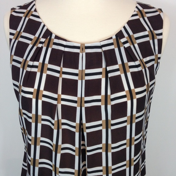 New Anne Klein Pleated Front Top - Picture 2 of 8